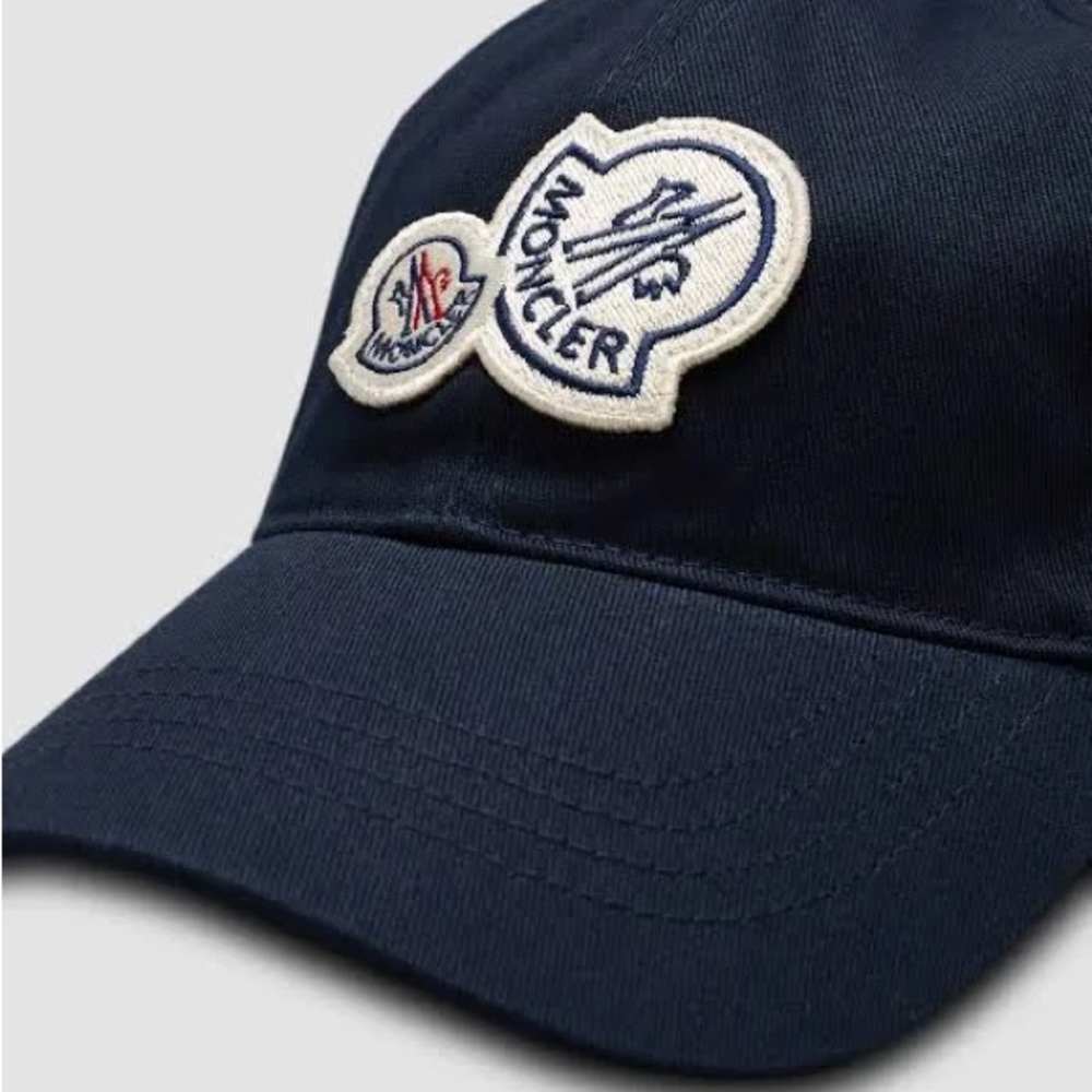 🆕 🧢Moncler Unisex Double logo Caps🧢 - Picture 2 of 9